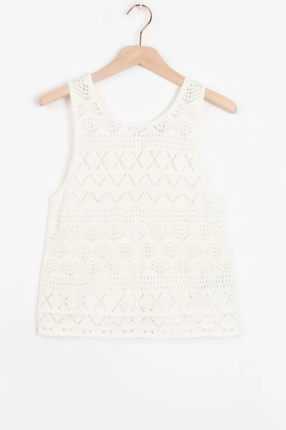 Dames Sissy-Boy Truien En Vesten>Ajour Gebreid Singlet