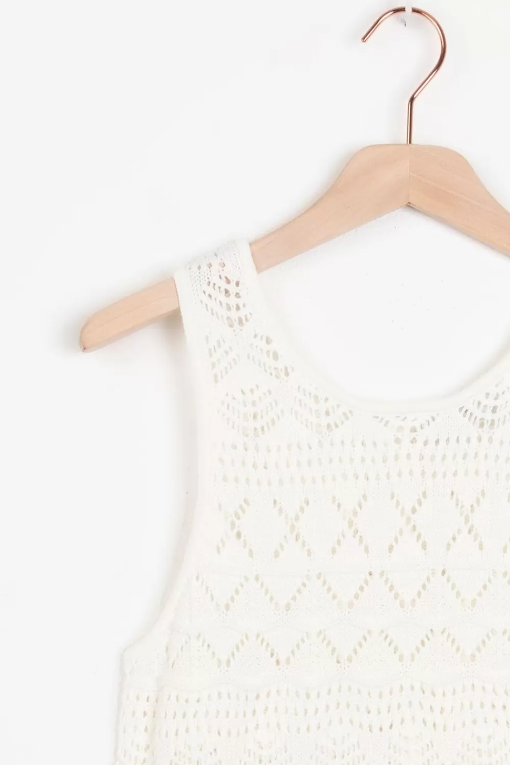 Dames Sissy-Boy Truien En Vesten>Ajour Gebreid Singlet