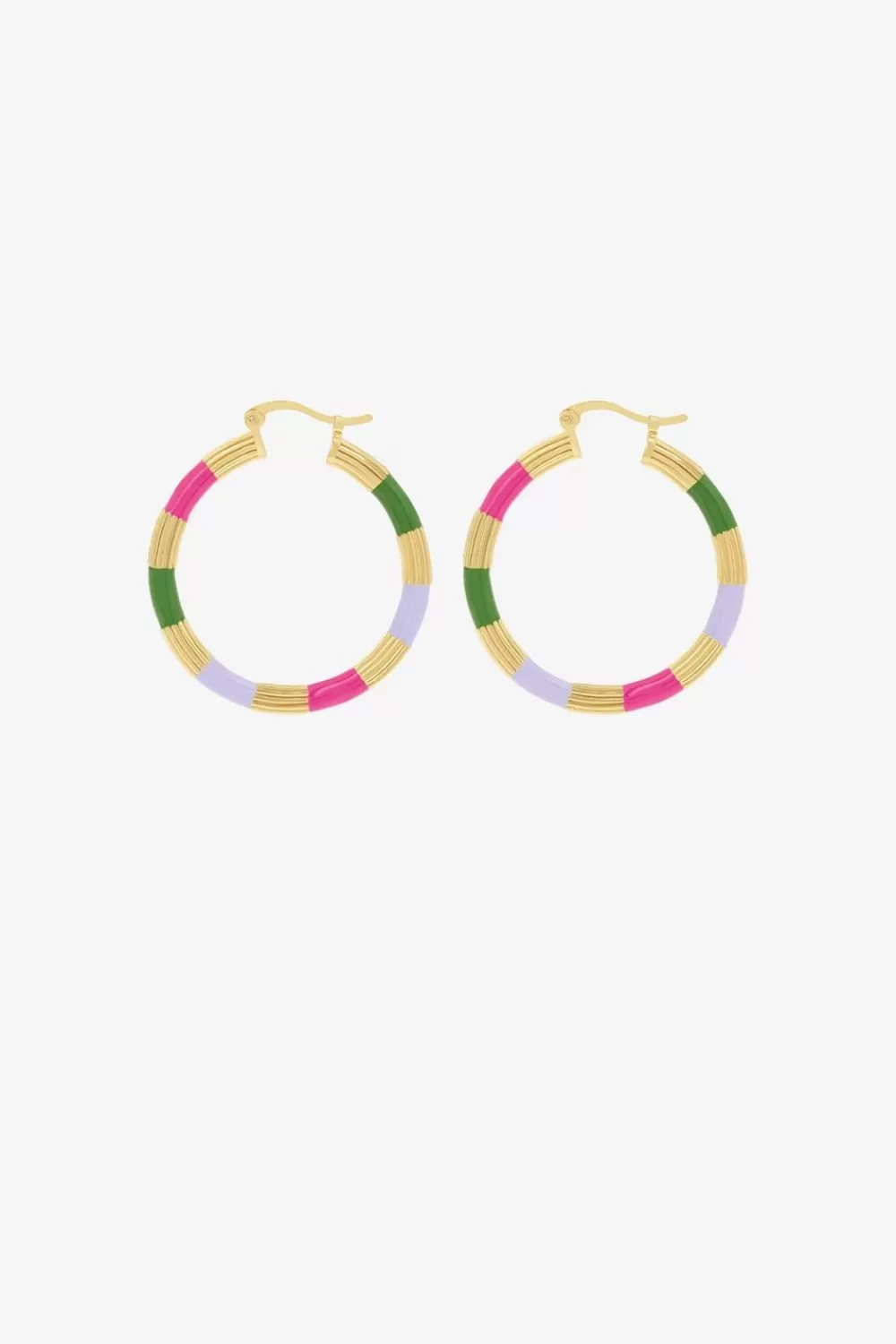 Dames Anna Nina Sieraden>Anna+Nina Flower Child Hoop Oorbellen