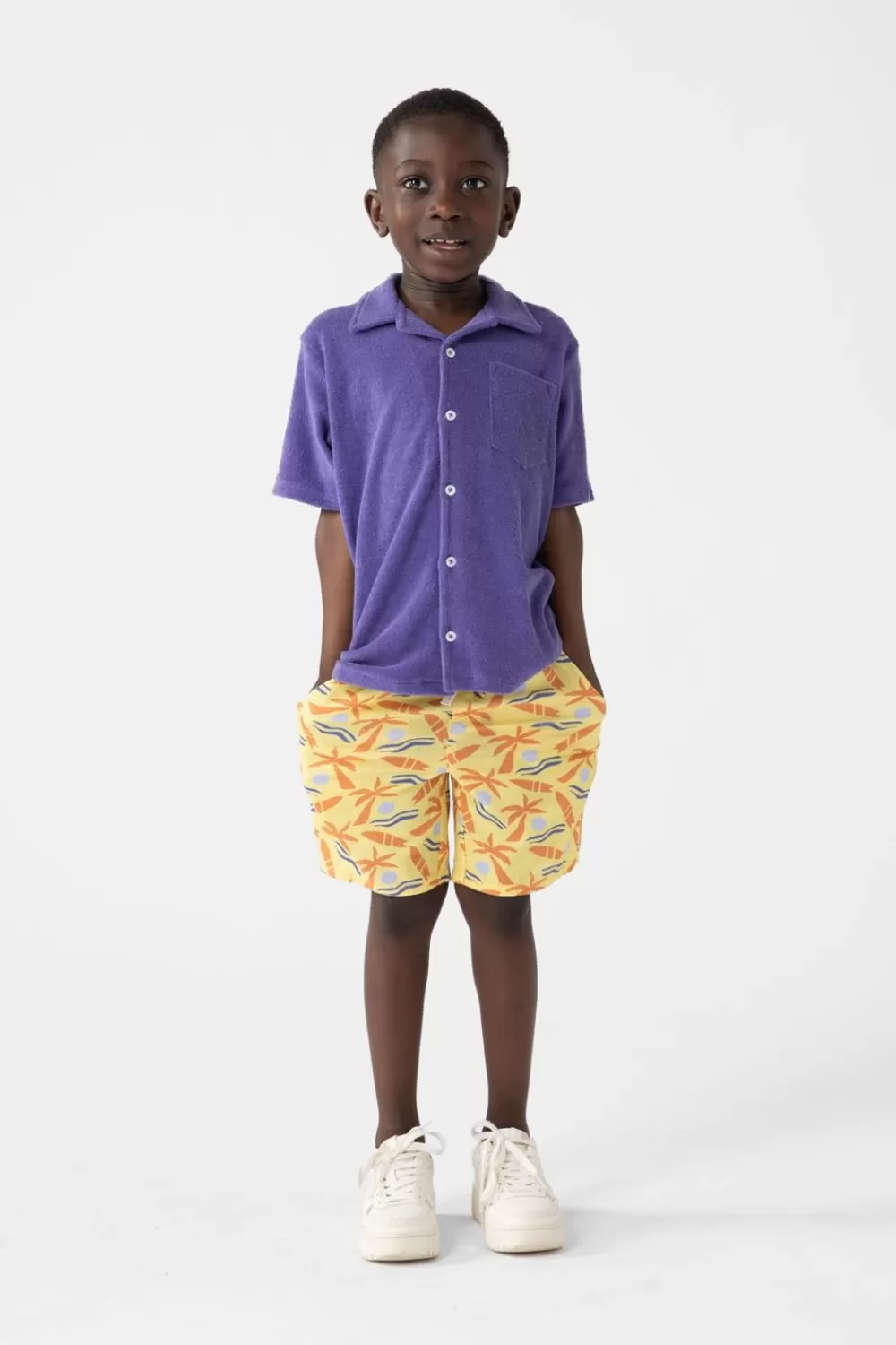 Kids Sissy-Boy T-Shirts En Polo'S>Badstof Shirt Met Knopen