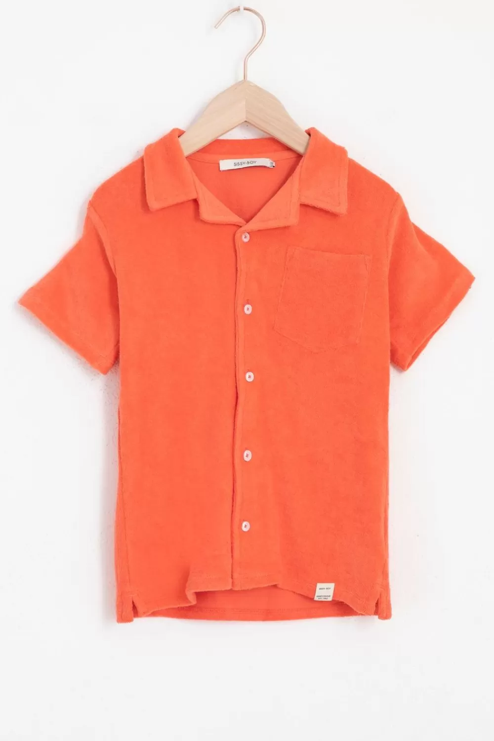 Kids Sissy-Boy T-Shirts En Polo'S>Badstof Shirt Met Knopen