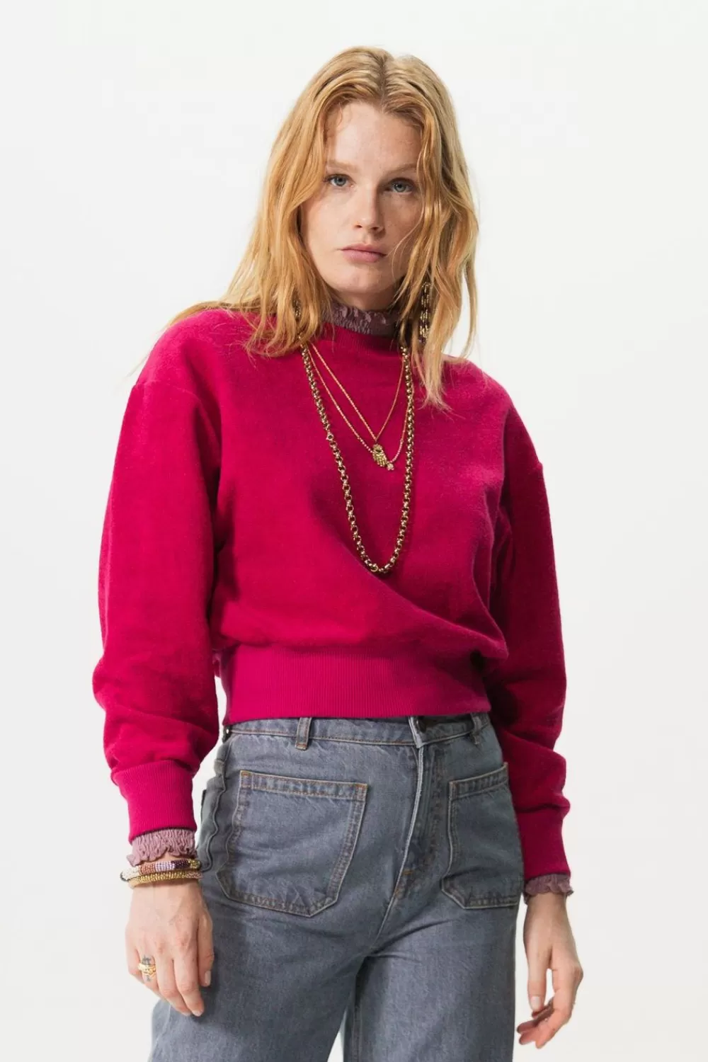 Dames Sissy-Boy Truien En Vesten>Badstof Sweater