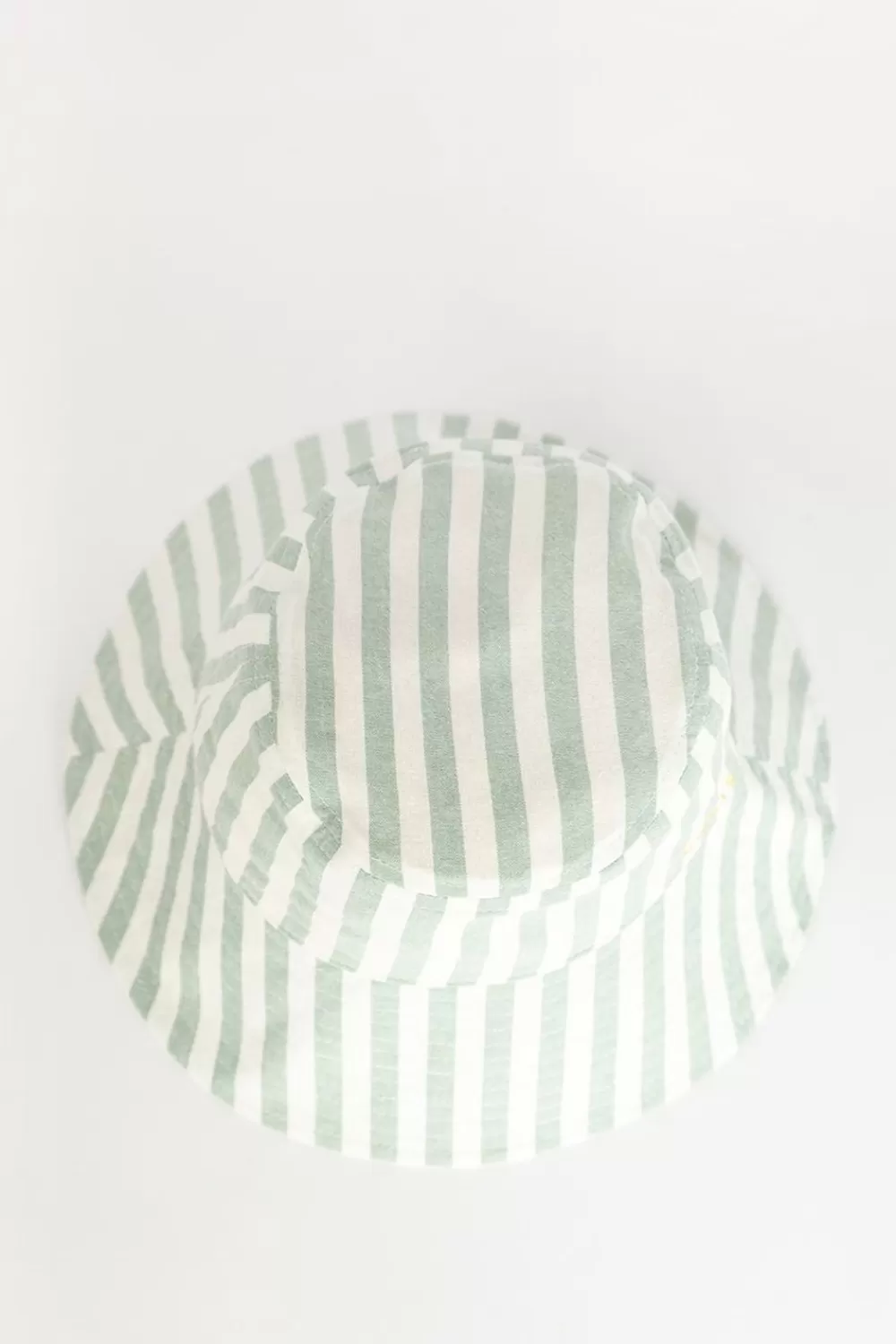Kids Barts Accessoires> Lichtgroen Gestreepte Bucket Hat