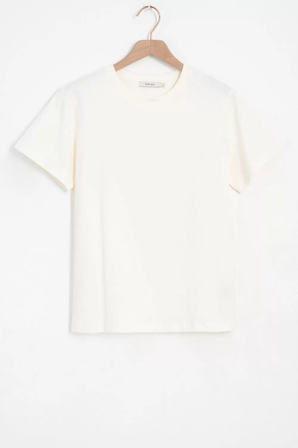 Dames Sissy-Boy T-Shirts En Tops>Basic Katoenen T-Shirt