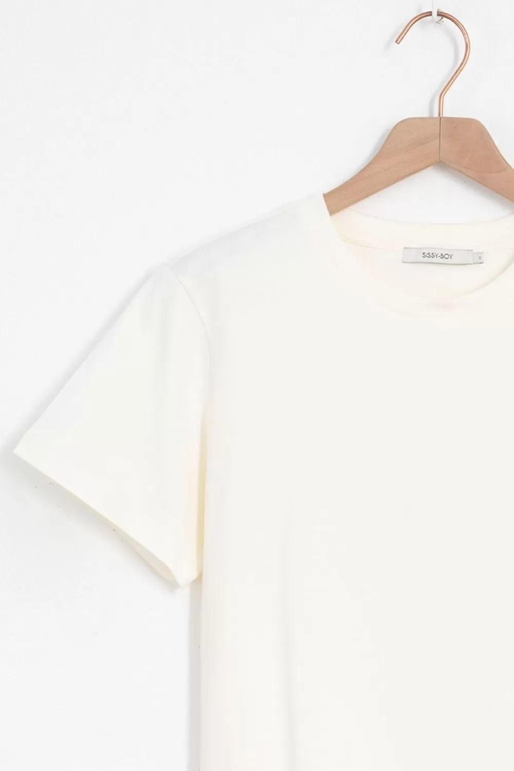 Dames Sissy-Boy T-Shirts En Tops>Basic Katoenen T-Shirt