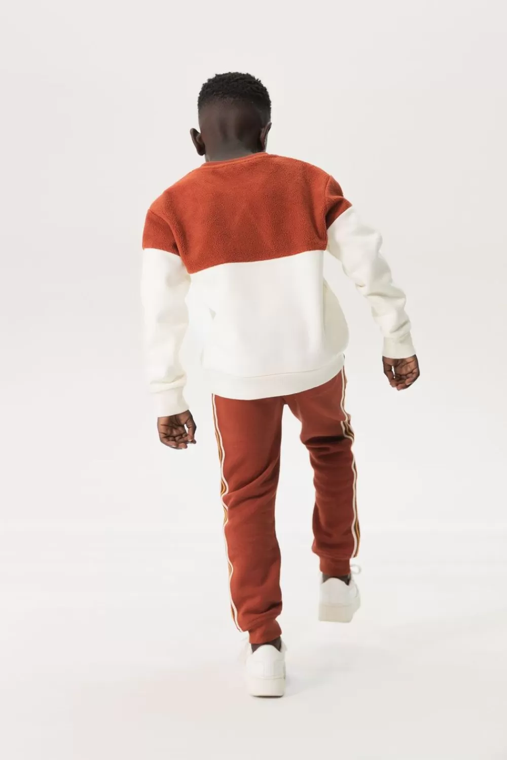 Kids Sissy-Boy Broeken>Bordeauxrode Joggingbroek Met Streep