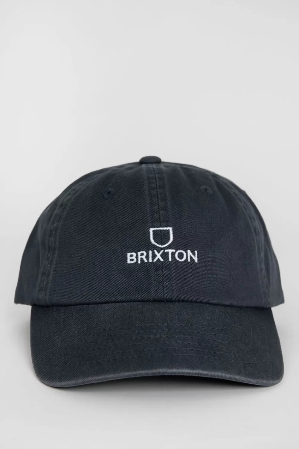 Heren Brixton Hoeden En Petten> Donker E Alpha Lp Pet Met Washed Look