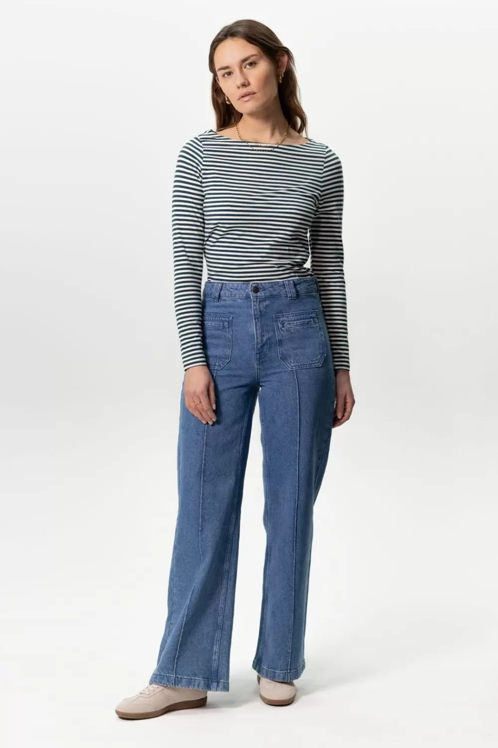 Dames Sissy-Boy Broeken>Brovary E High Waist Wide Leg Jeans