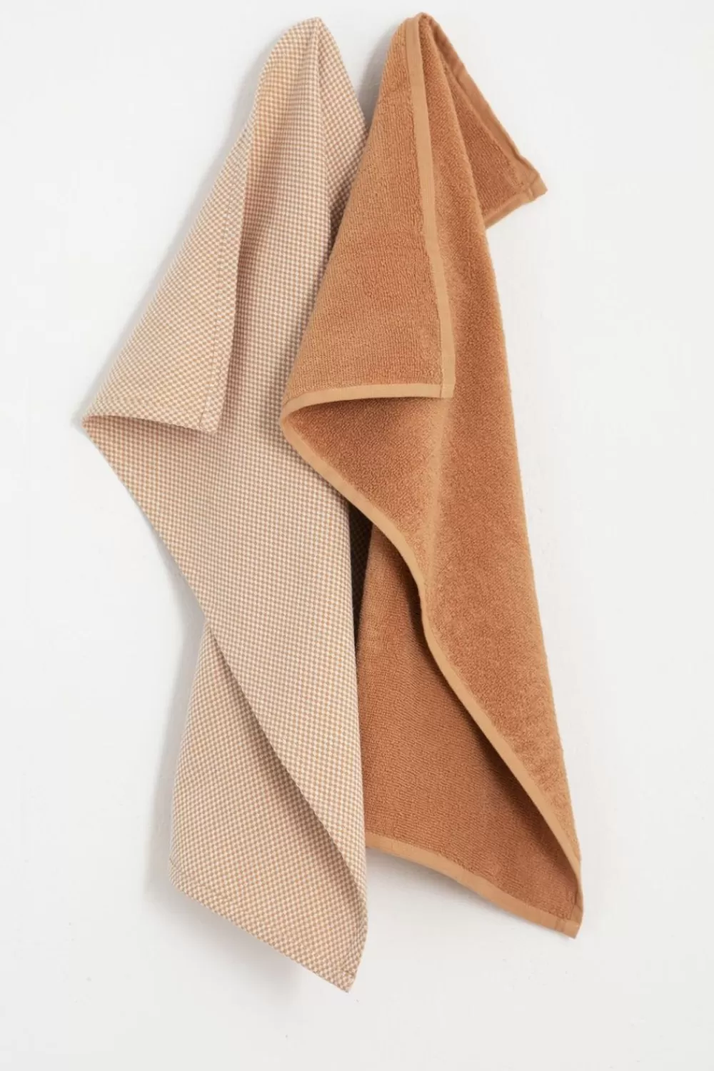 Sissy-Boy Keukentextiel>Bruine Handdoek En Theedoek Terry