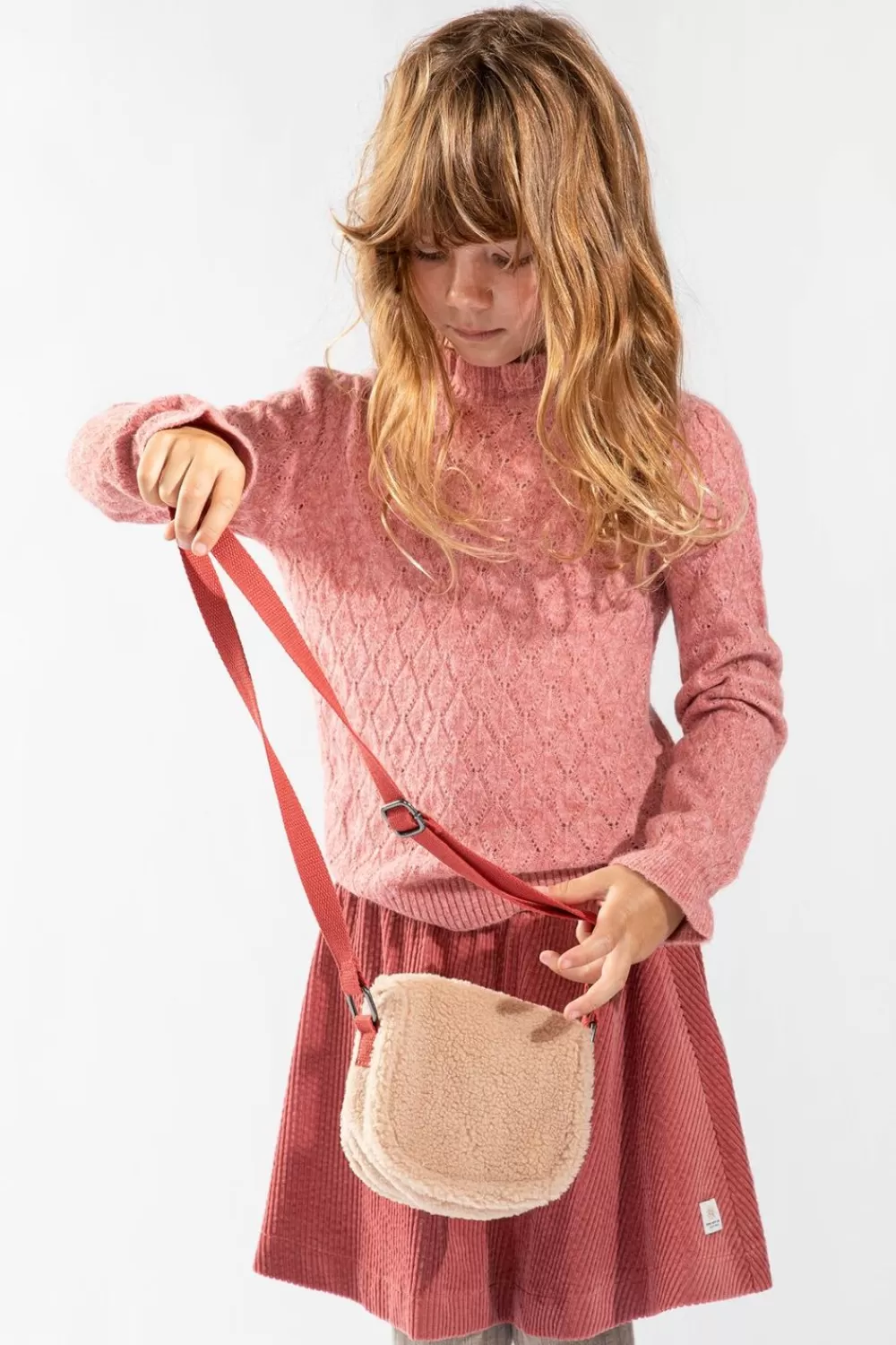 Kids Sissy-Boy Accessoires>Bruine Teddy Crossbody Tas