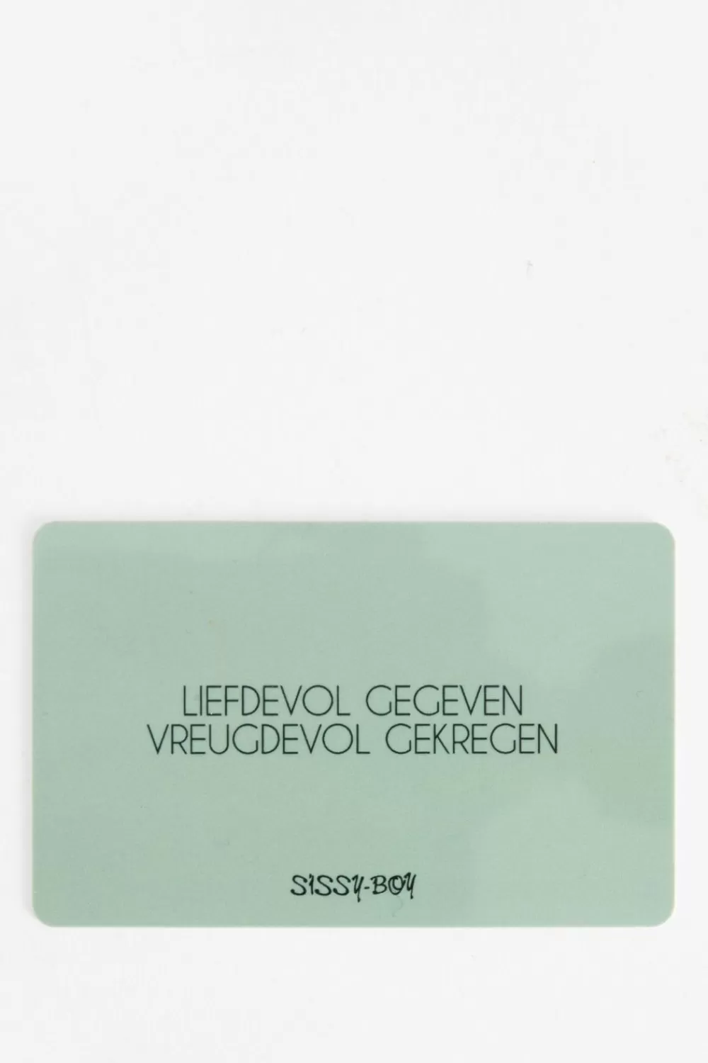 Sissy-Boy Woonaccessoires>Cadeaubon 25 Euro