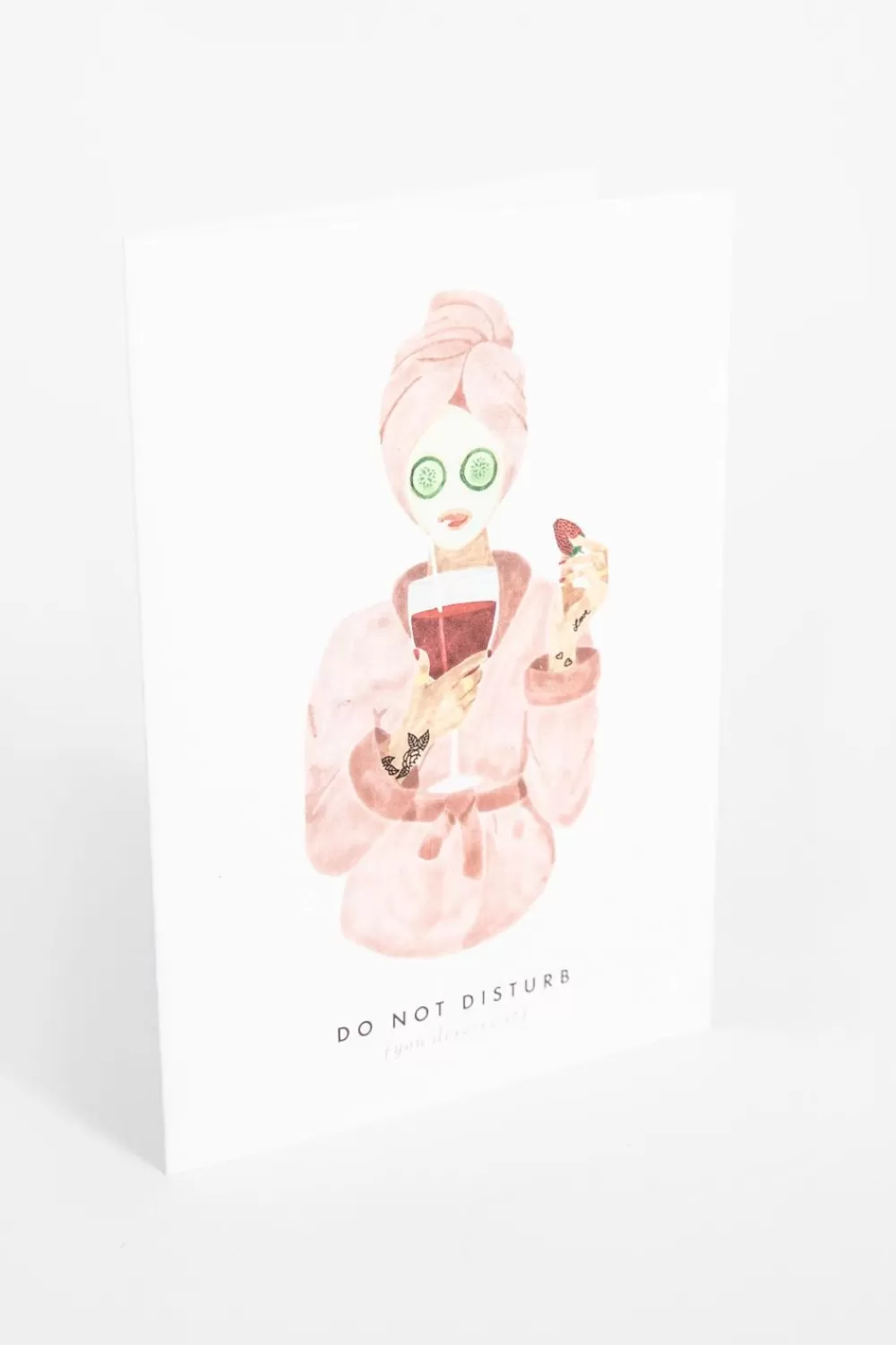 Claire Leina Company Stationery>Claire Lena Company Do Not Disturb Wenskaart
