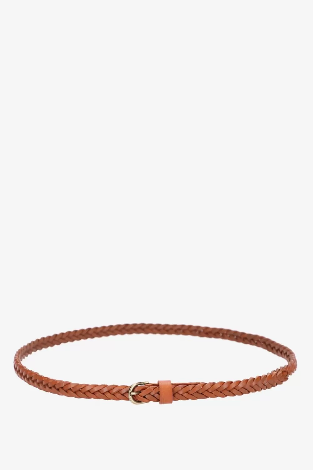 Dames Sissy-Boy Riemen>Cognac Gevlochten Riem