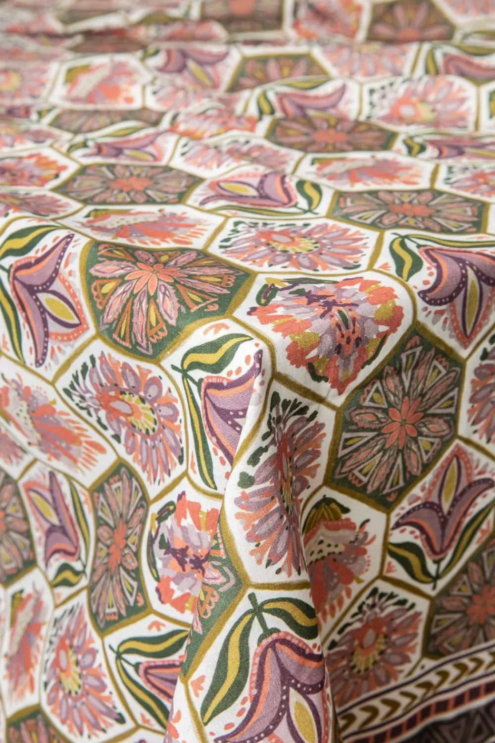 Sissy-Boy Keukentextiel>Color Tafelkleed Met Bloemenprint (160X300 Cm)