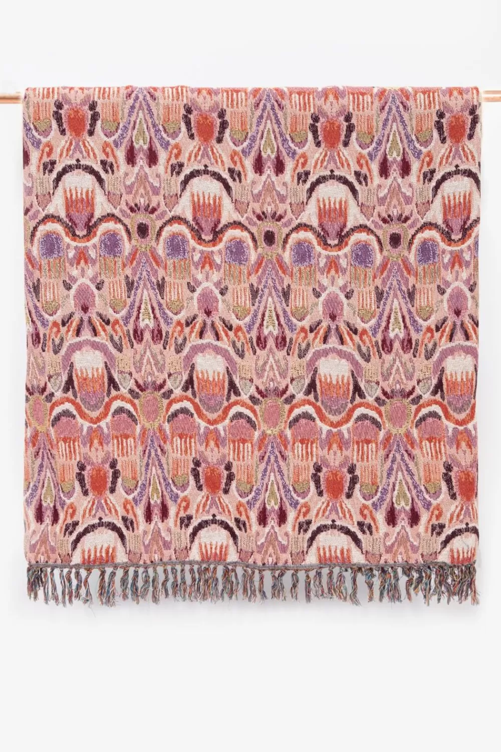 Sissy-Boy Spreien En Dekens>Colour Jacquard Deken Met Print En Franjes (200X250 Cm)