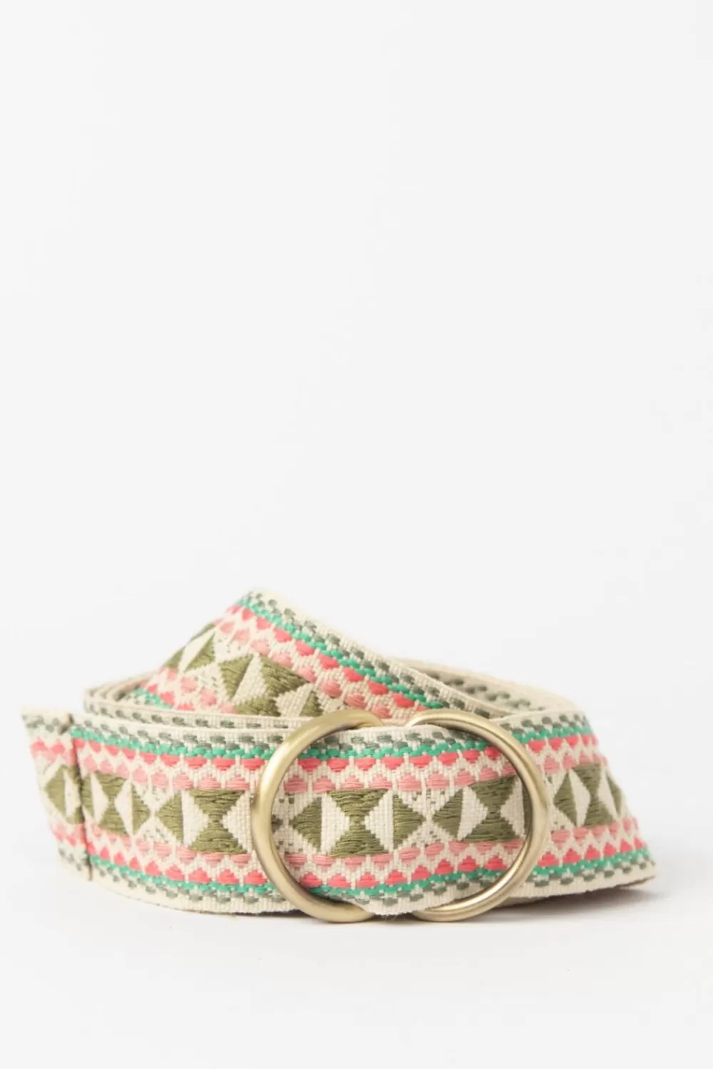 Dames Sissy-Boy Riemen>Colour Jacquard Riem Met D-Ring