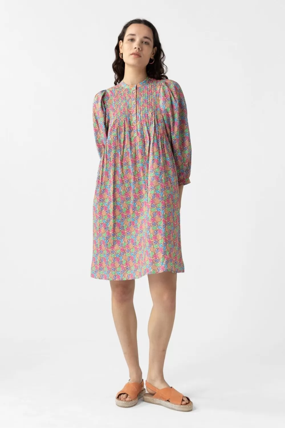 Dames Sissy-Boy Jurken>Colour Katoenen Jurk Met Paisley Print