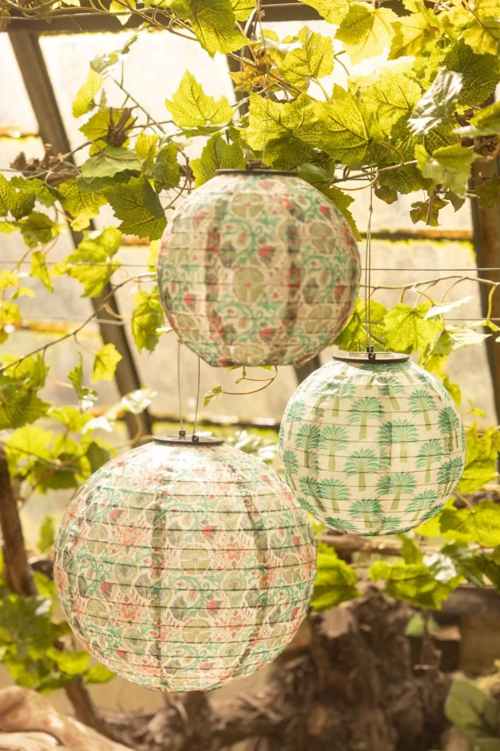 Sissy-Boy Verlichting>Colour Solar Lampion Met Bloemen