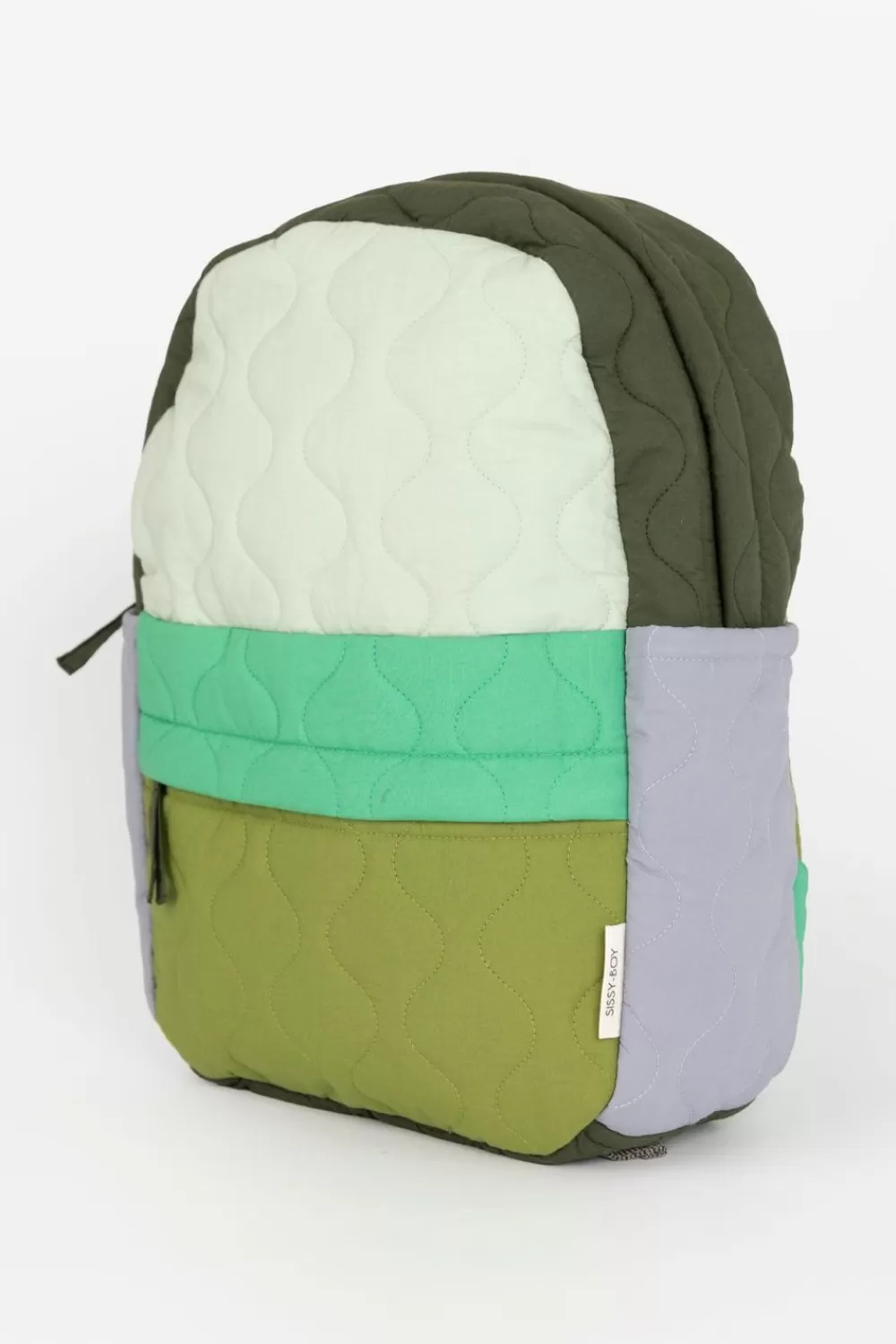 Kids Sissy-Boy Accessoires>Colourblock Doorgestikte Poplin Rugzak