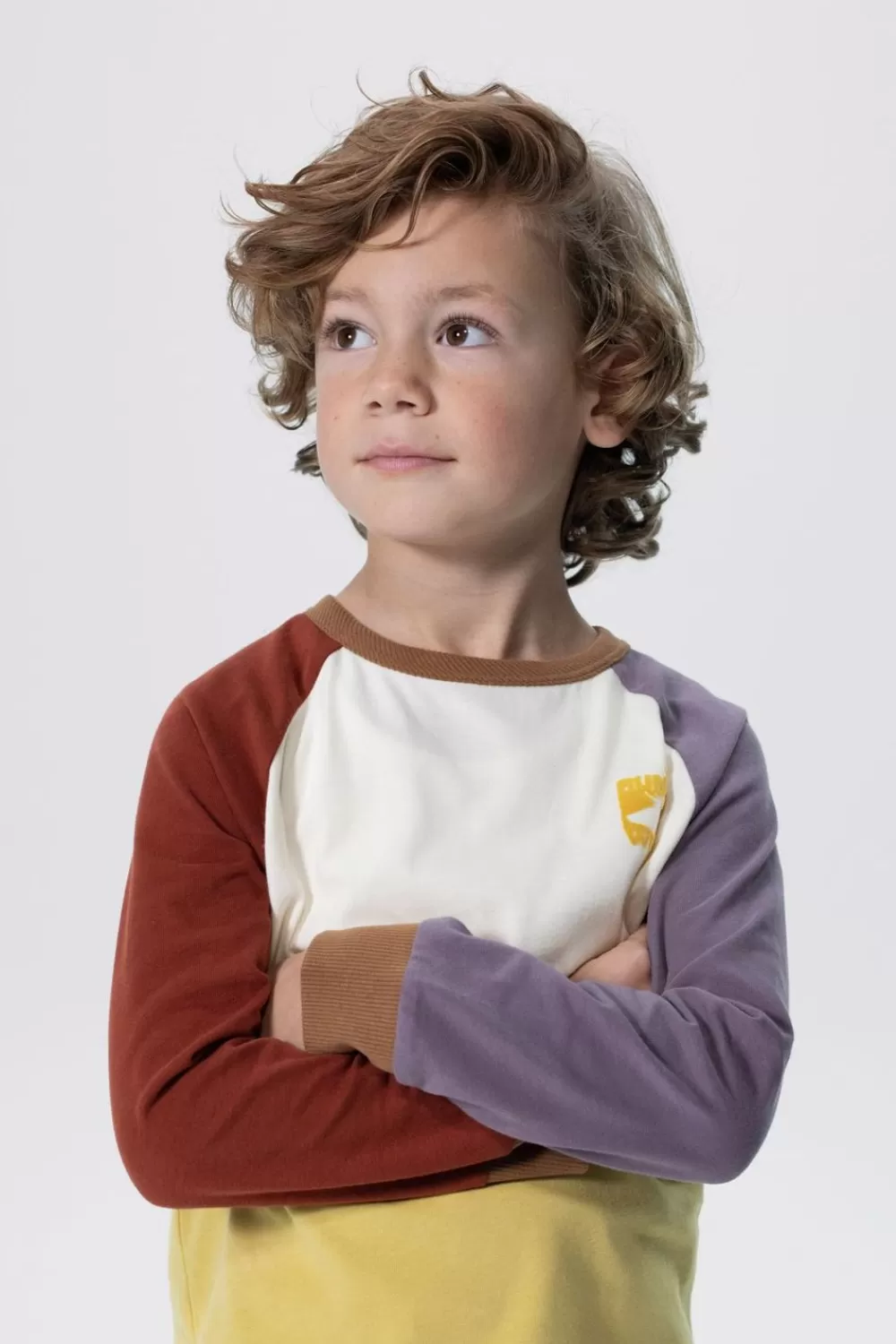 Kids Sissy-Boy T-Shirts En Polo'S>Colourblock Longsleeve T-Shirt