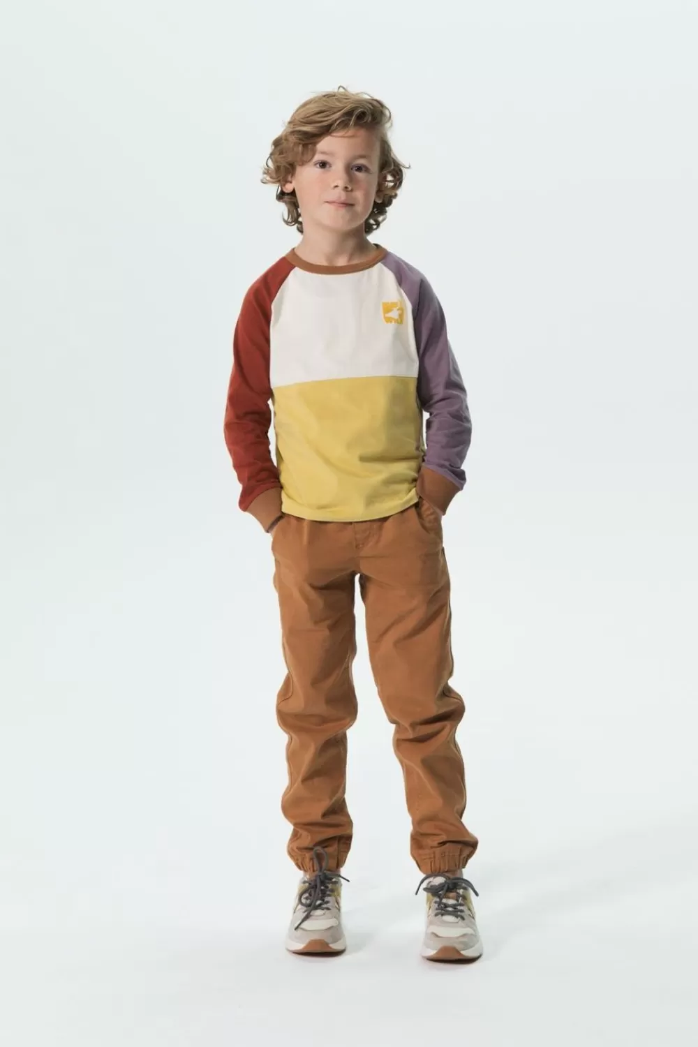 Kids Sissy-Boy T-Shirts En Polo'S>Colourblock Longsleeve T-Shirt