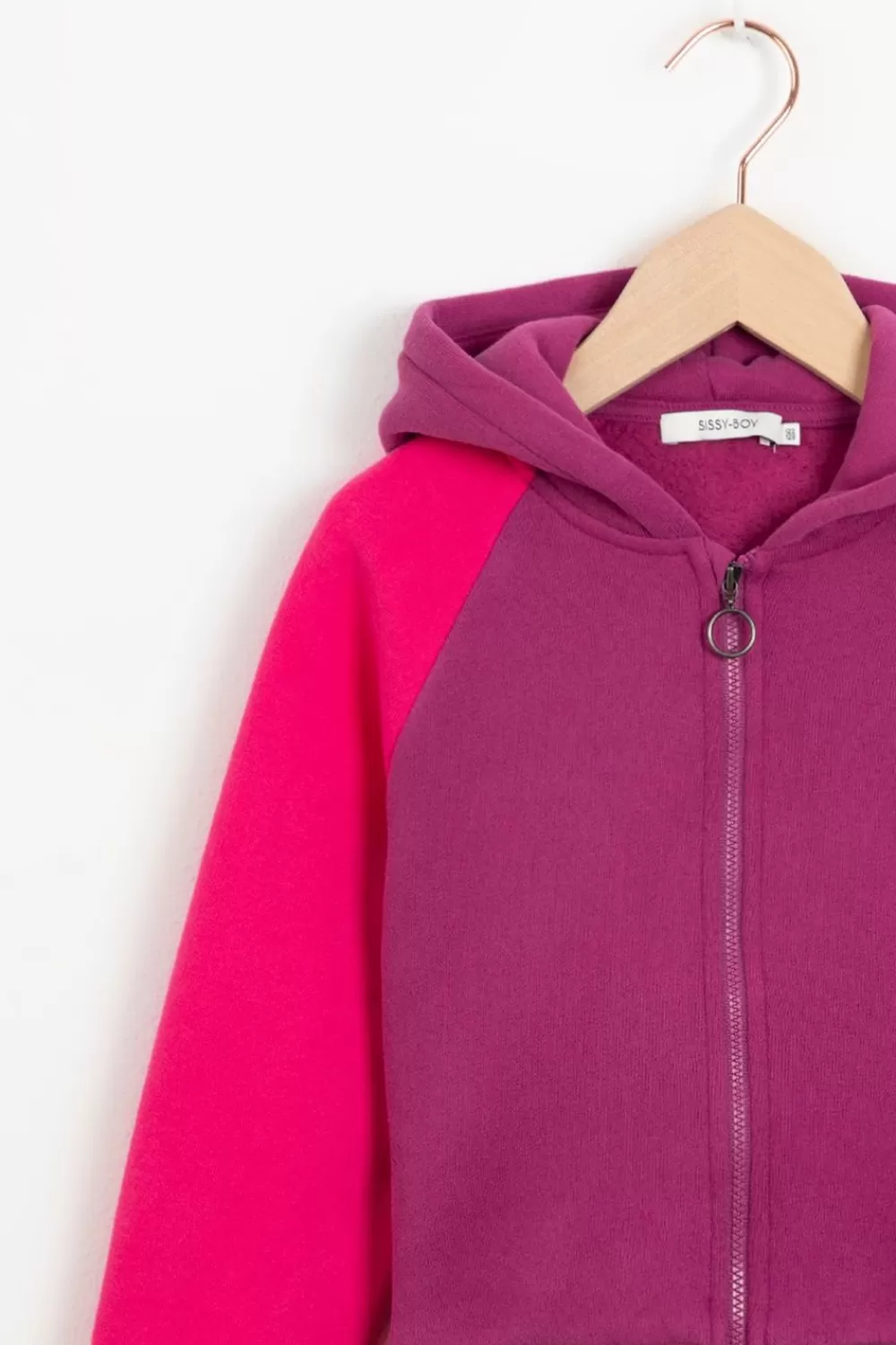 Kids Sissy-Boy Truien En Vesten>Colourblock Vest Met Capuchon En Patches