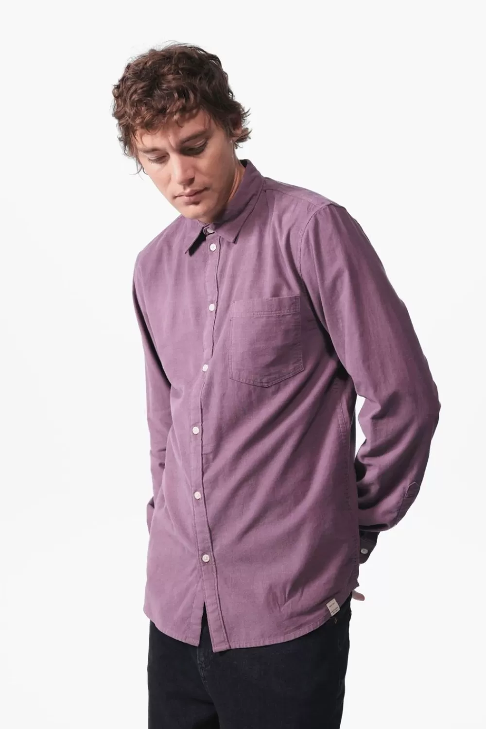 Heren Sissy-Boy Overhemden>Corduroy Overhemd