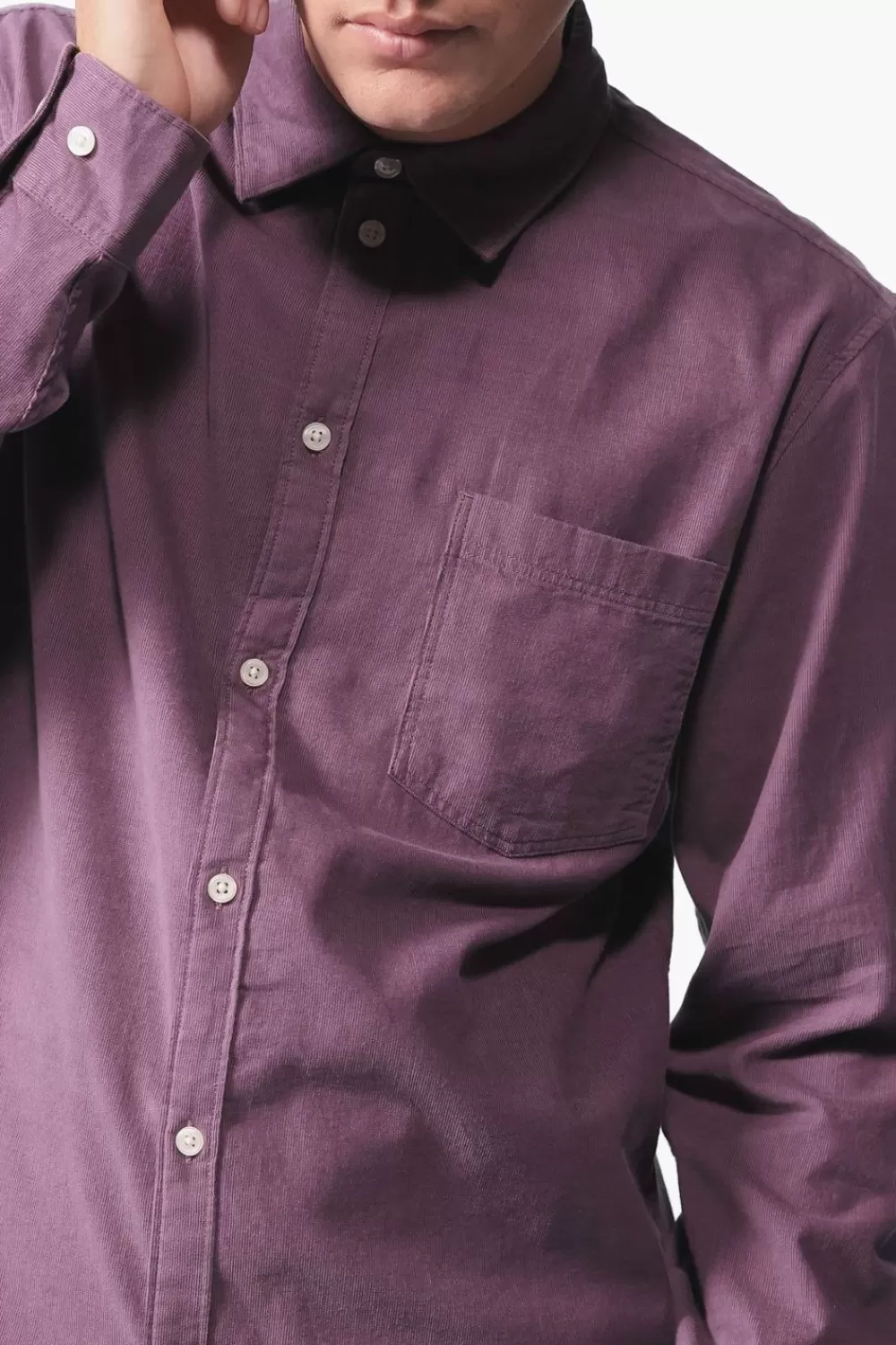 Heren Sissy-Boy Overhemden>Corduroy Overhemd