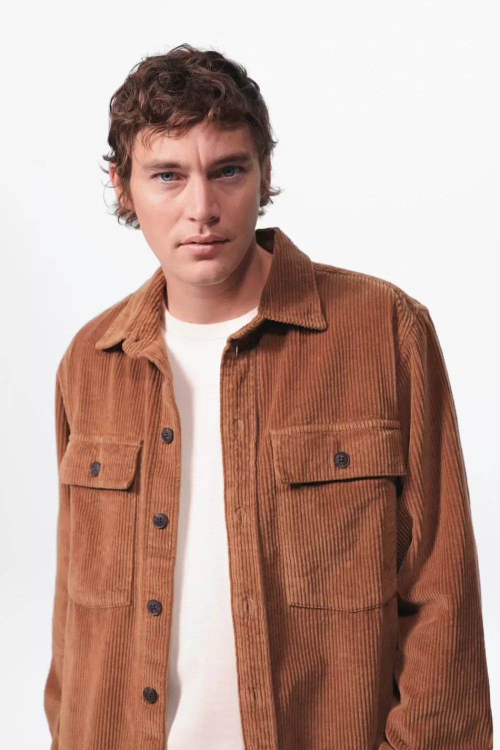 Heren Sissy-Boy Overhemden>Corduroy Overshirt