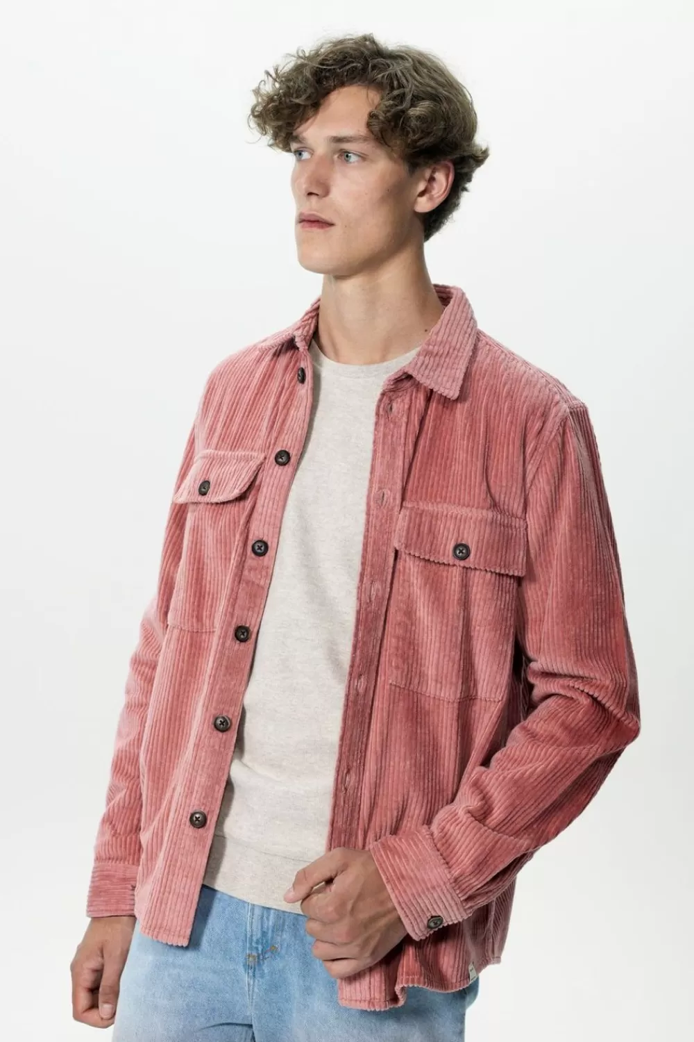 Heren Sissy-Boy Overhemden>Corduroy Overshirt