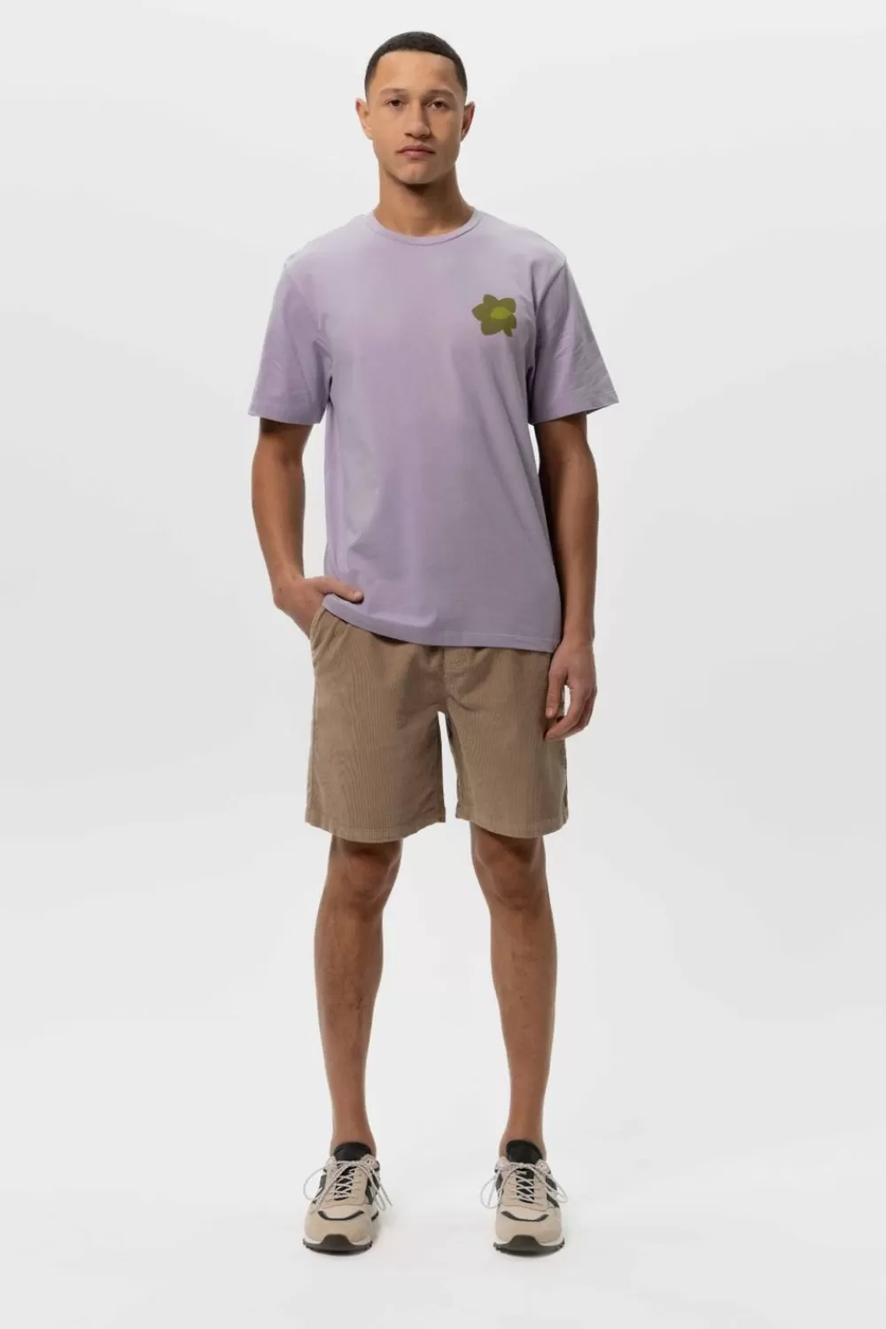 Heren Sissy-Boy Broeken>Corduroy Shorts Met Aantrekkoord