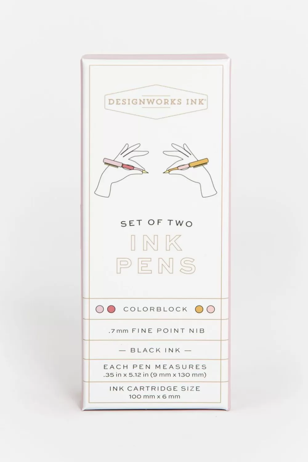 Sissy-Boy Stationery>Designworks Ink Set Van 2 Colourblock Pennen