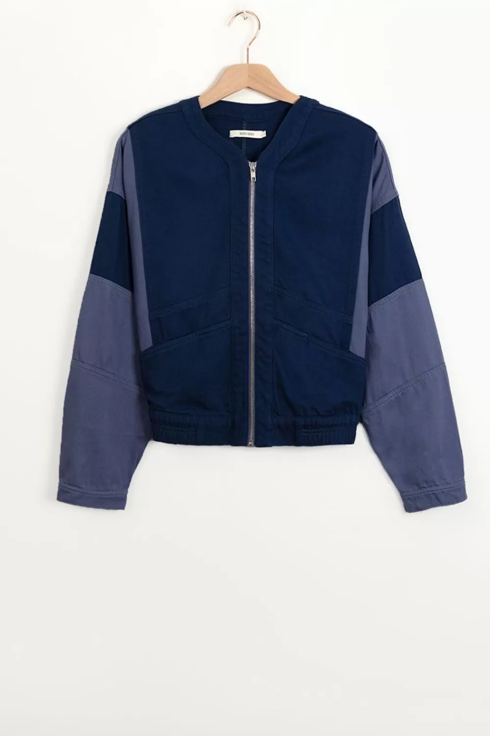 Dames Sissy-Boy Blazers, Jasjes & Gilets>Donker Colourblock Jasje