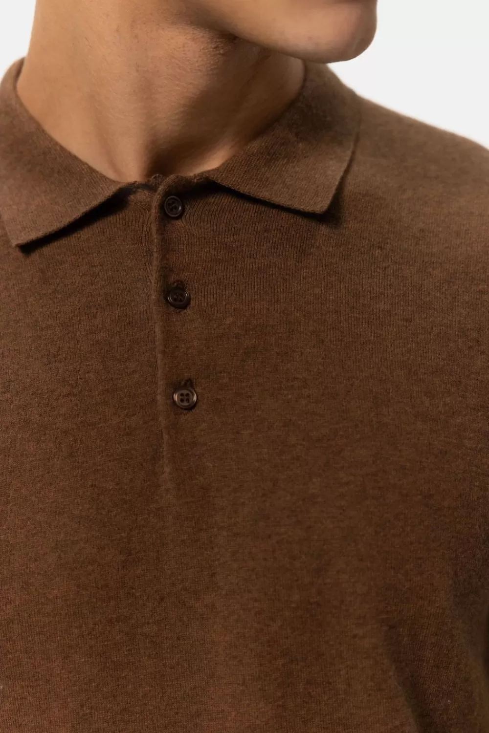 Heren Sissy-Boy T-Shirts>Donker E Gebreide Polo