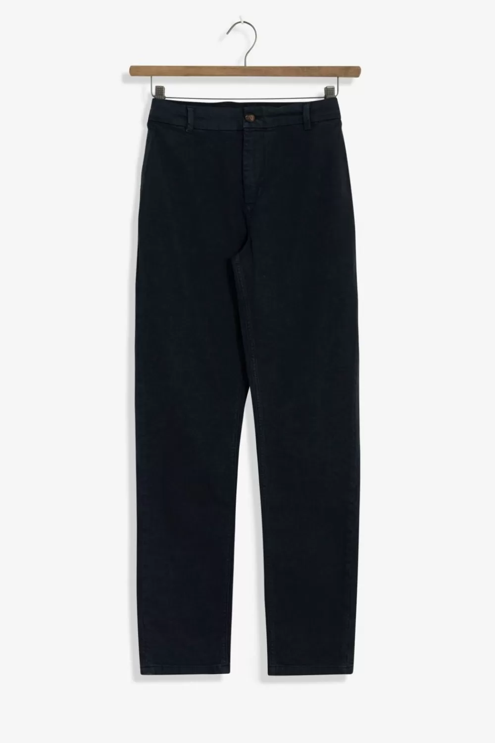 Heren Sissy-Boy Broeken>Donkerblauwe Canvas Chino