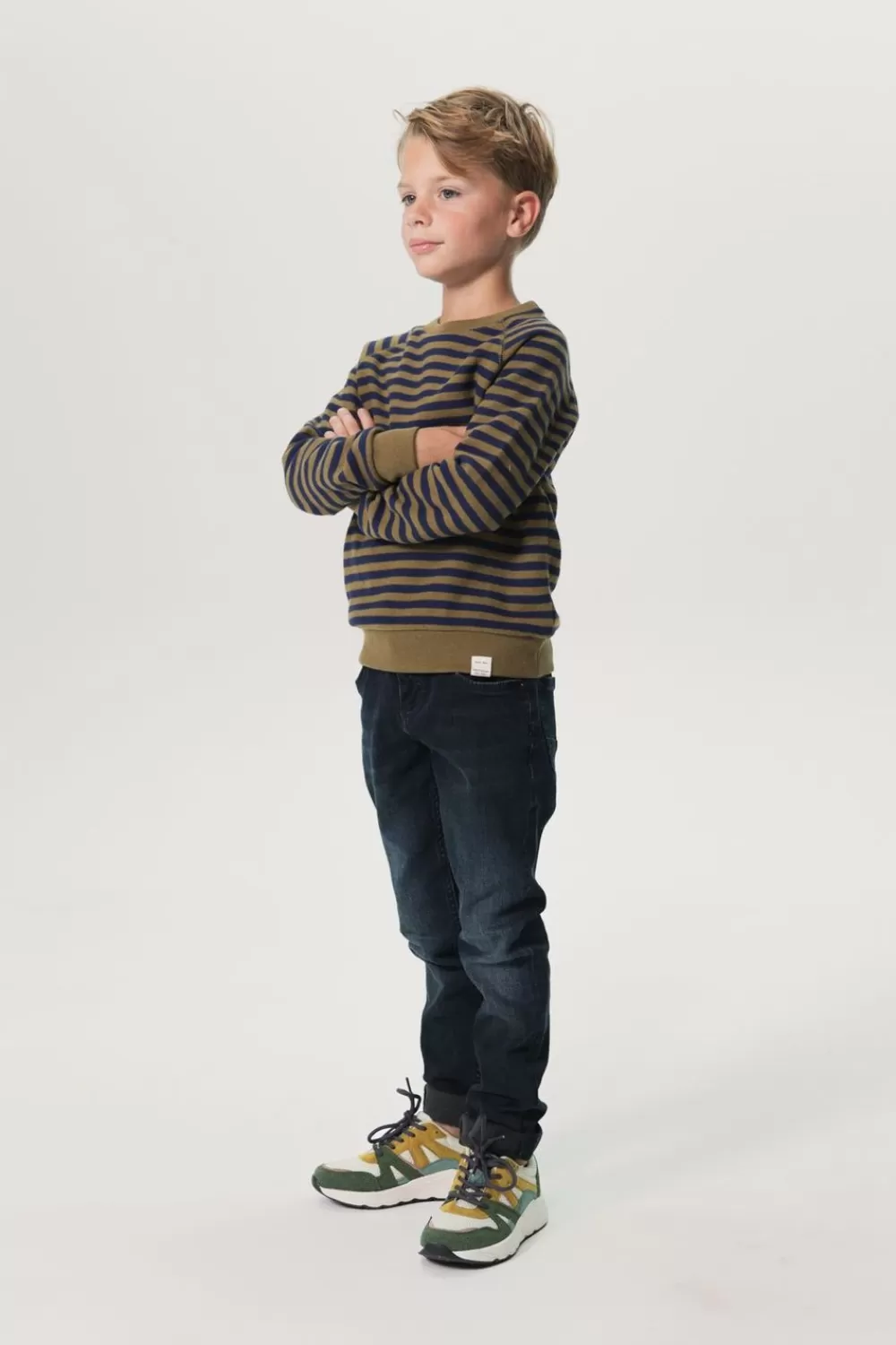 Kids Sissy-Boy Broeken>Donkerblauwe Jog Denim Jeans