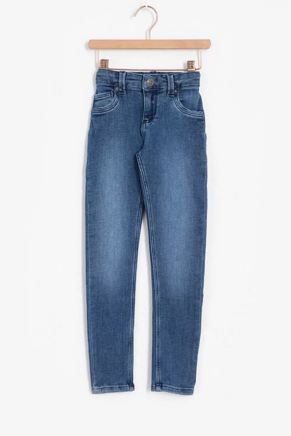 Kids Sissy-Boy Broeken>Donkerblauwe Skinny Jeans
