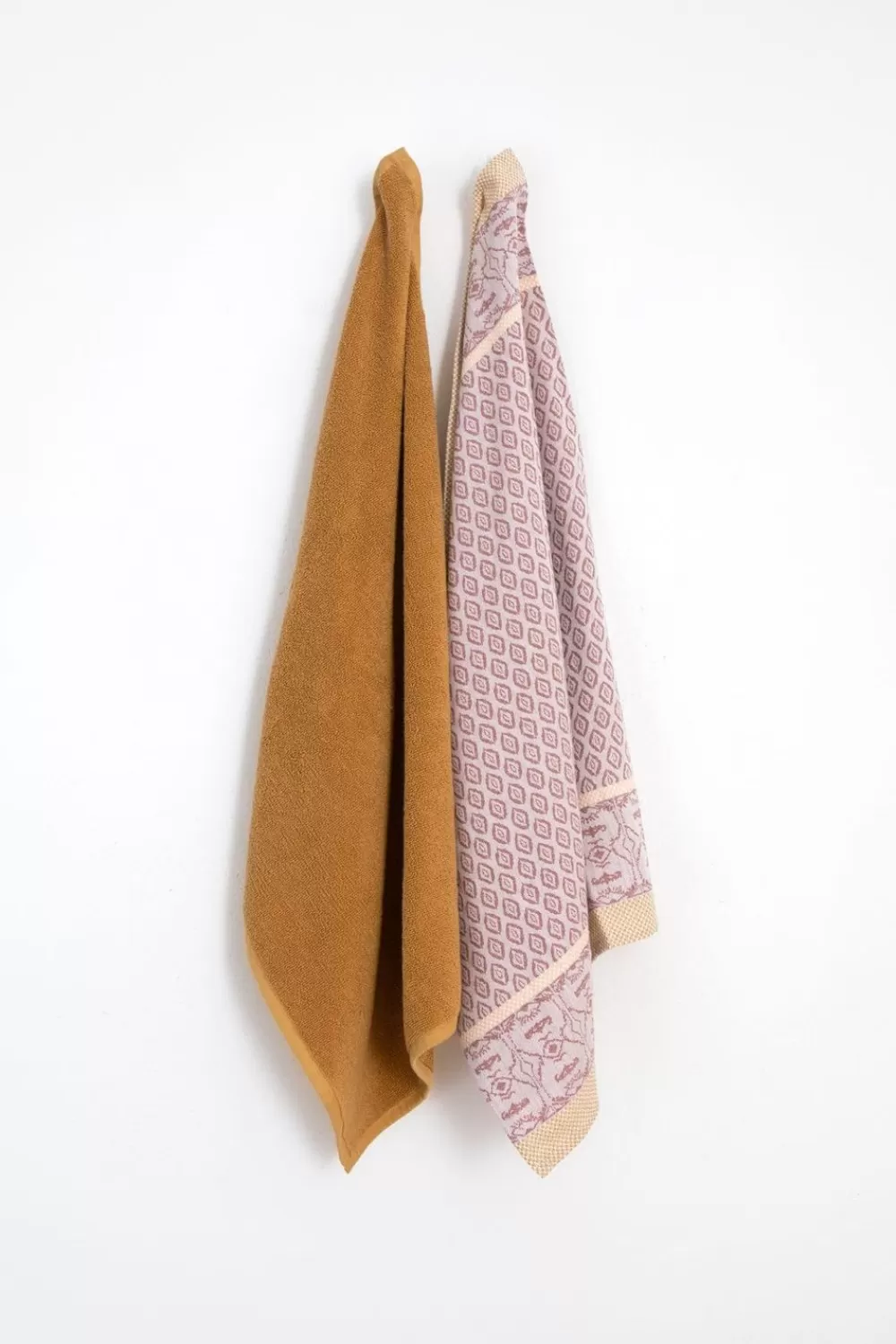 Sissy-Boy Keukentextiel>Donkergele Handdoek En Theedoek Terry