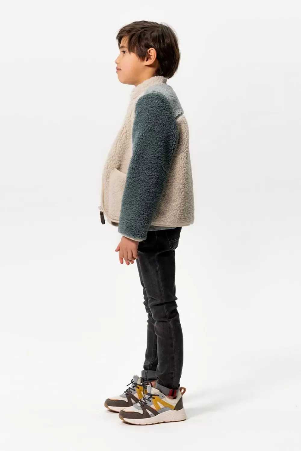 Kids Sissy-Boy Broeken>Donkergrijze Slim Fit Jog Jeans