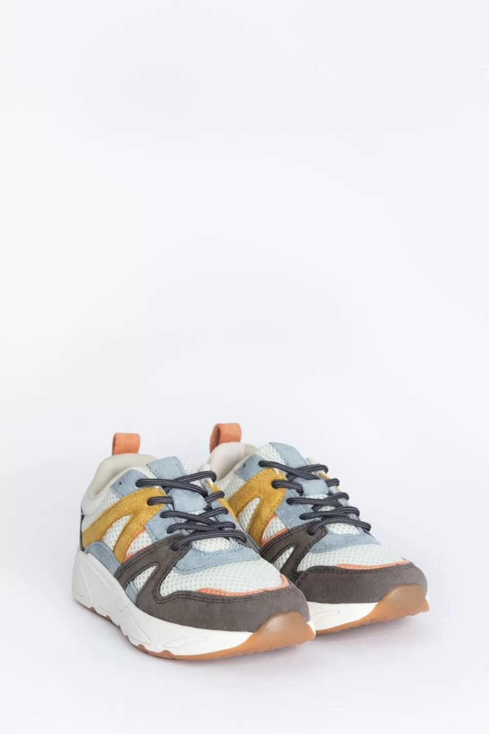 Kids Sissy-Boy Accessoires>Donkergrijze Sneakers Met Blauwe Details