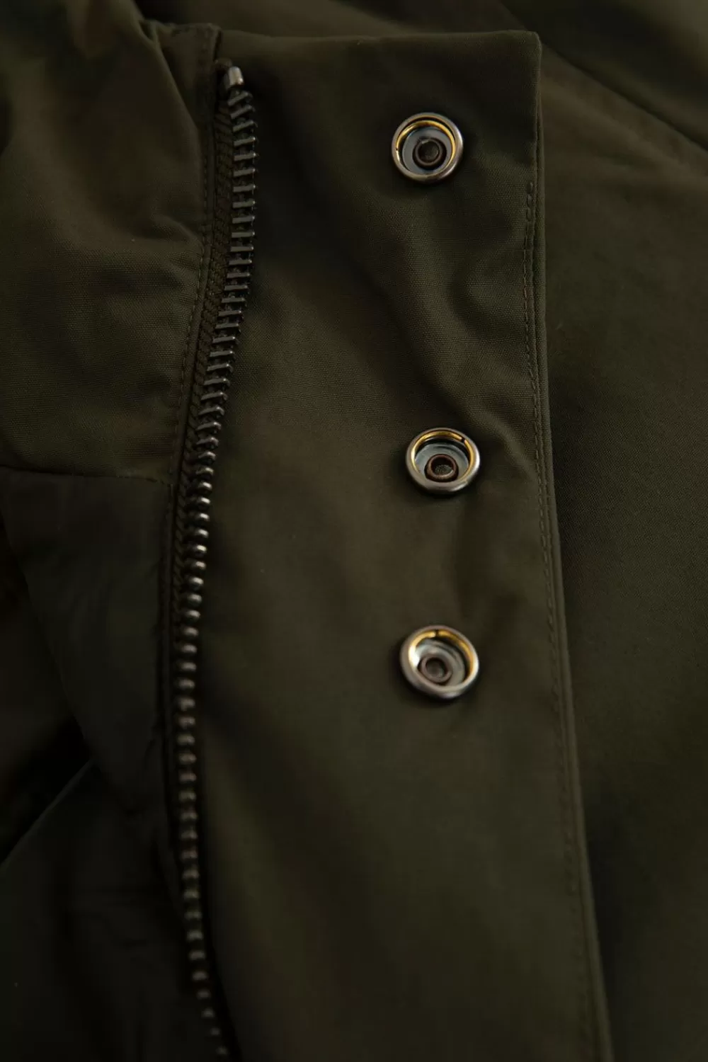 Heren Sissy-Boy Jassen>Donkergroene Lange Parka
