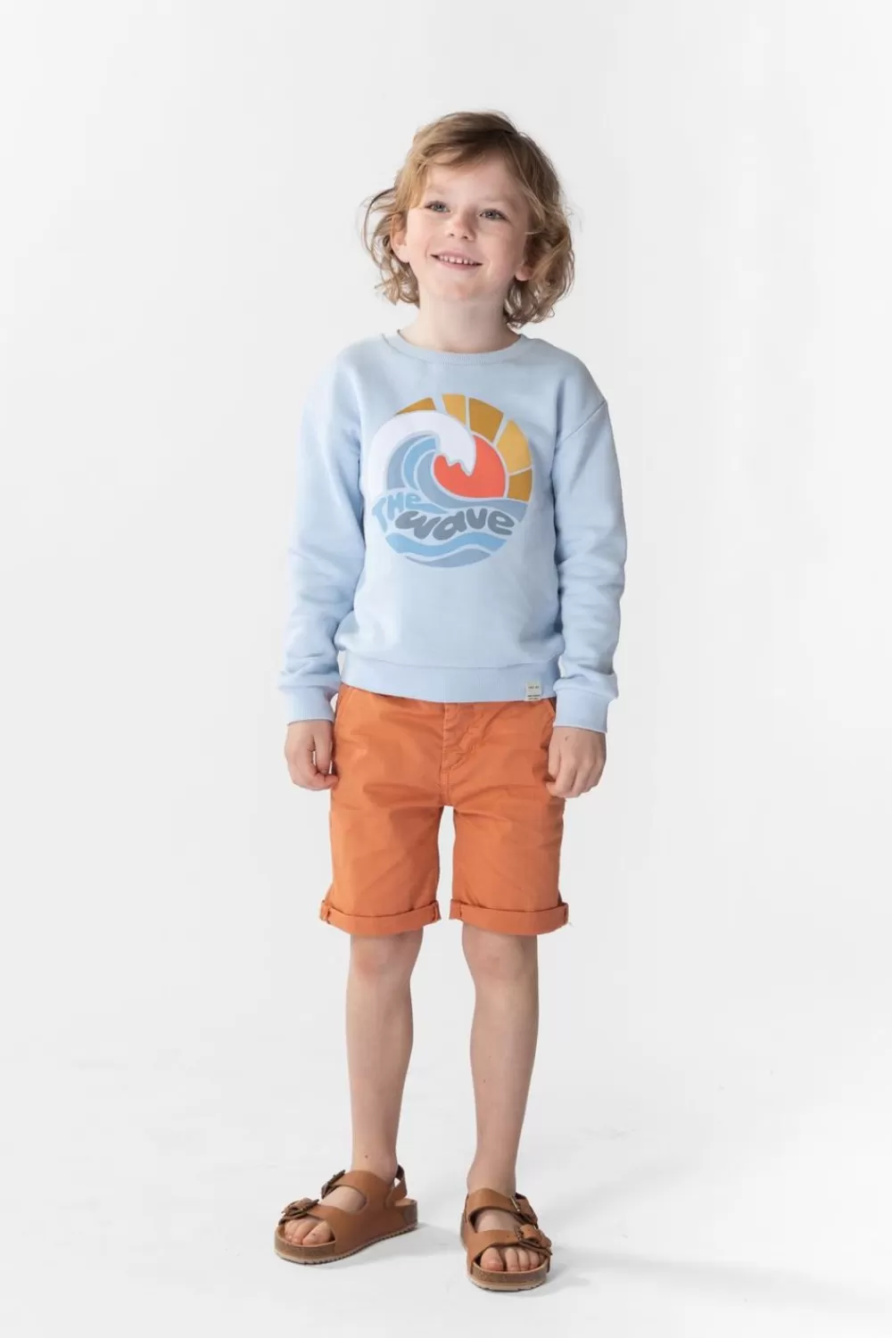 Kids Sissy-Boy Broeken>Donkeroranje Chino Shorts