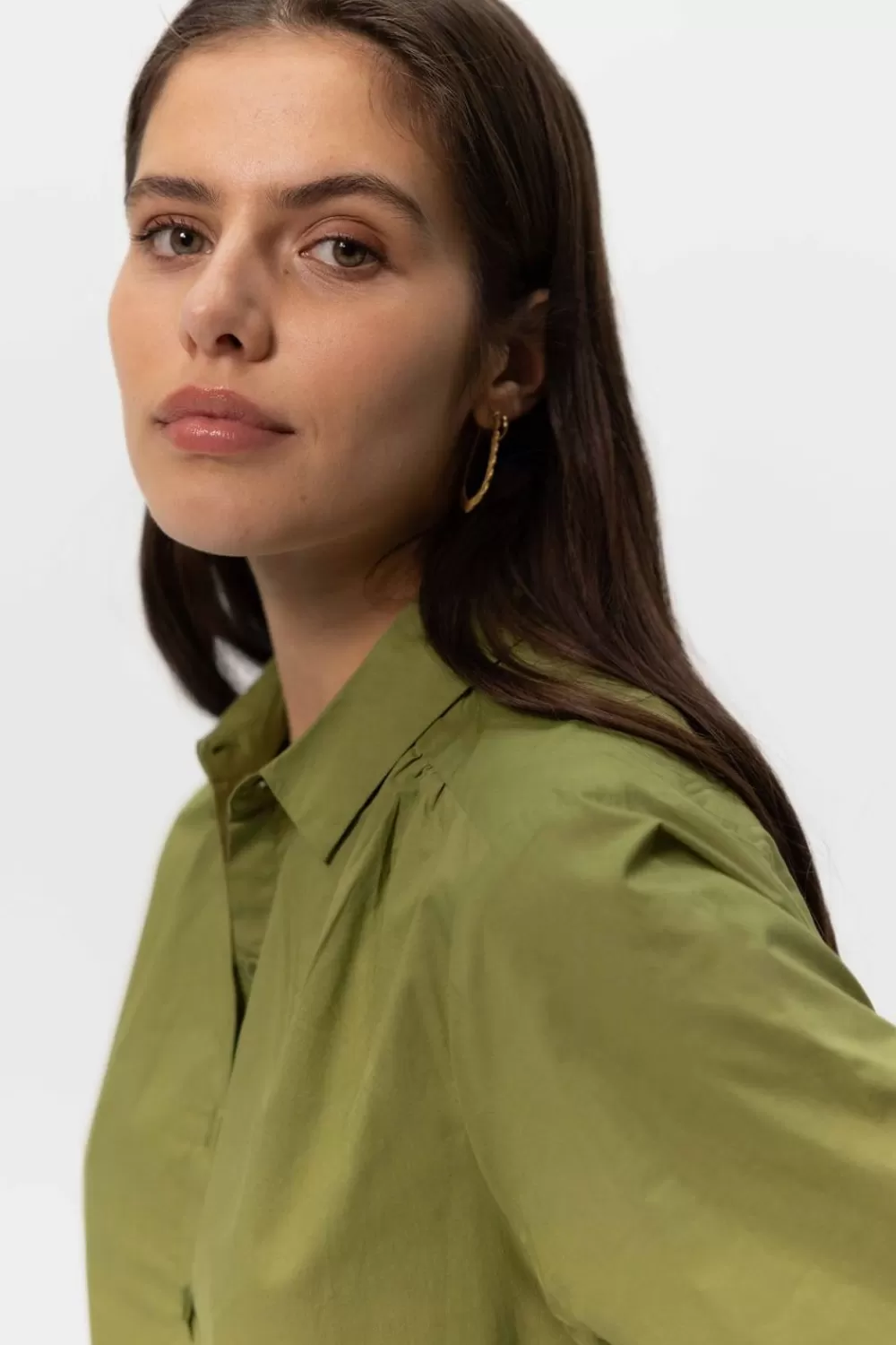 Dames Sissy-Boy Blouses>E Boxy Blouse Met Korte Mouwen