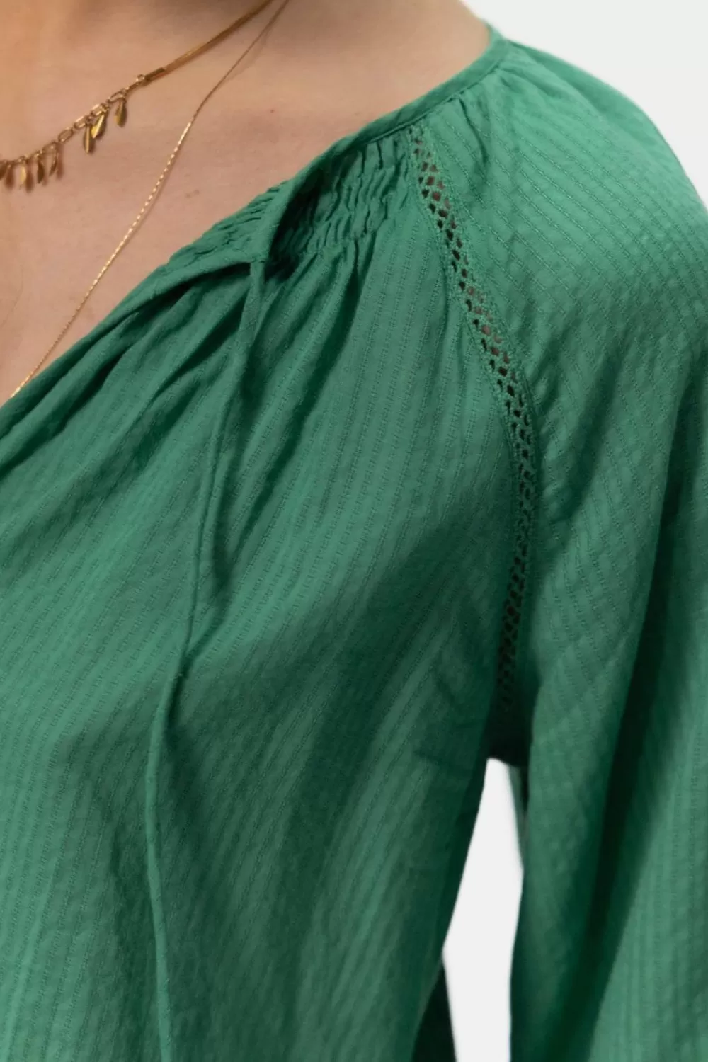 Dames Sissy-Boy T-Shirts En Tops>E Boxy Top Met Fladdermouwen