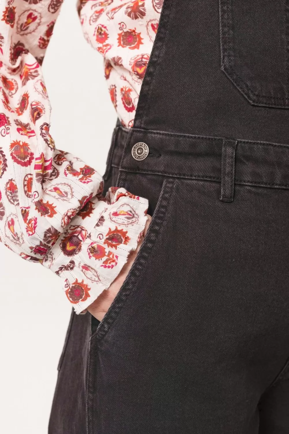 Dames Sissy-Boy Broeken>E Denim Tuinbroek