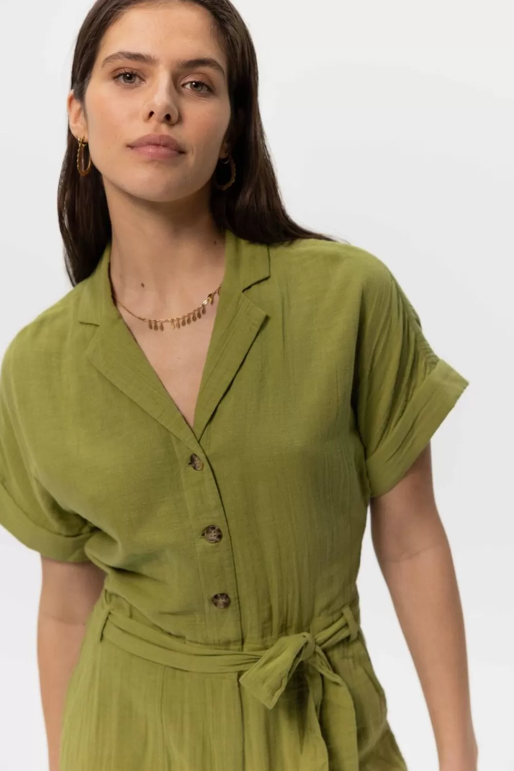 Dames Sissy-Boy Broeken>E Jumpsuit Met Reverskraag
