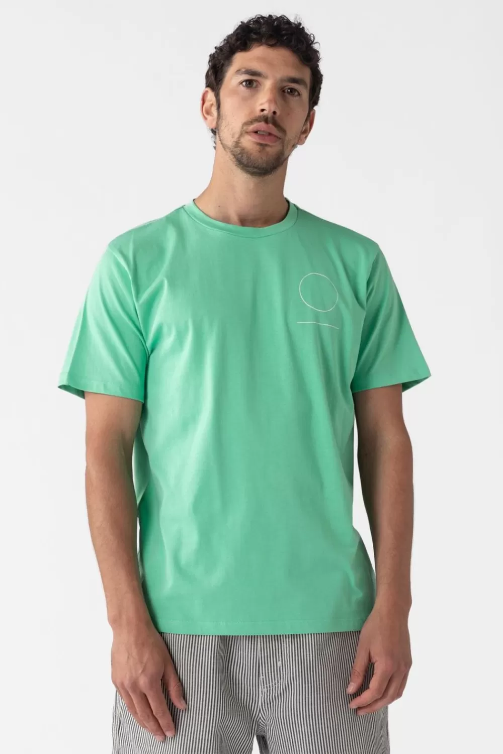 Heren Sissy-Boy T-Shirts>E Katoenen T-Shirt Met Print
