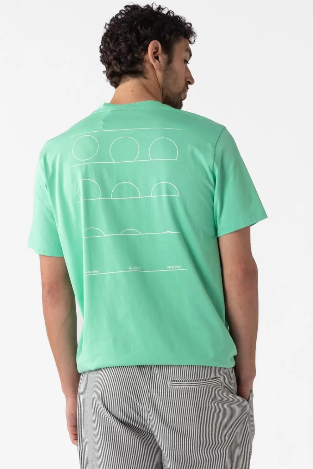 Heren Sissy-Boy T-Shirts>E Katoenen T-Shirt Met Print
