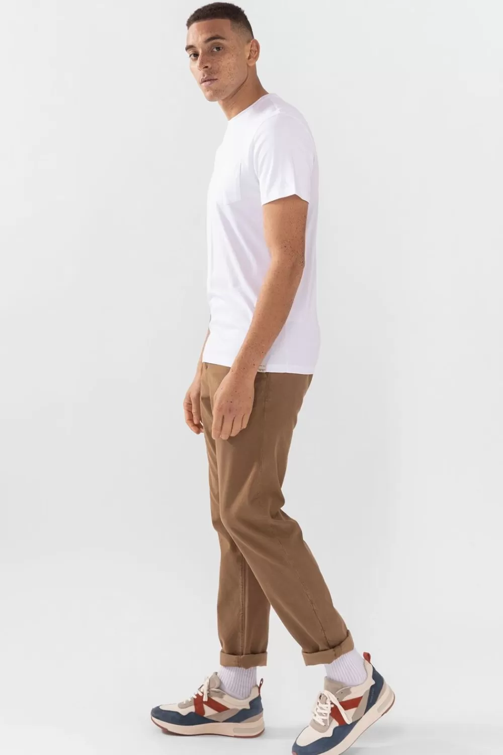 Heren Sissy-Boy Broeken>E Katoenen Twill Chino