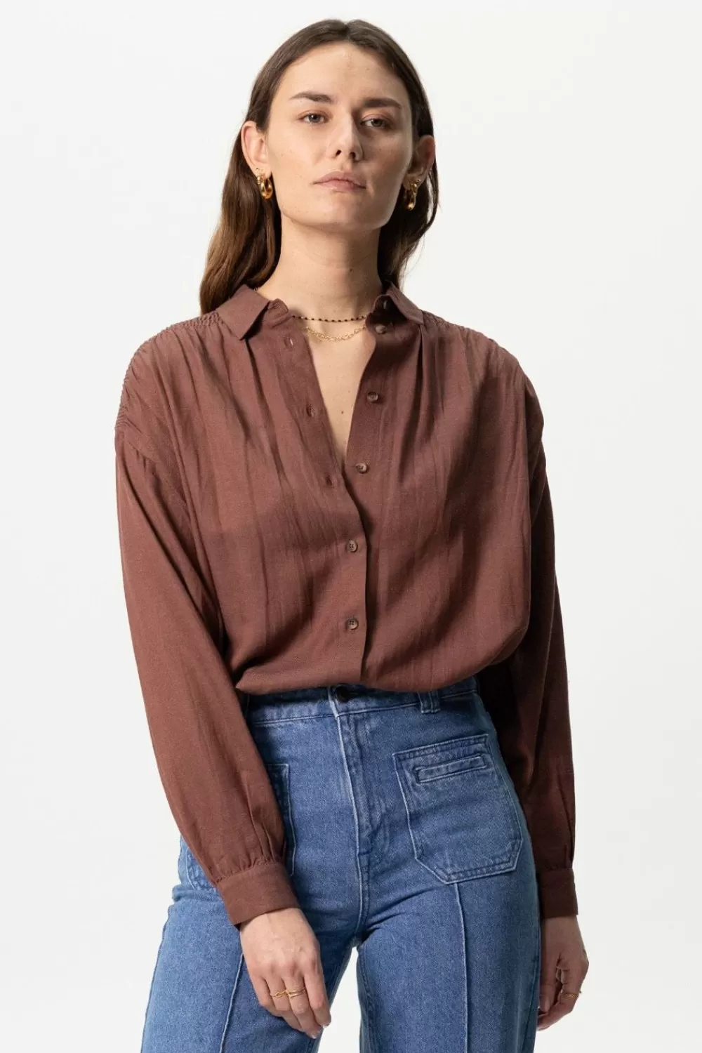Dames Sissy-Boy Blouses>E Lange Oversized Blouse